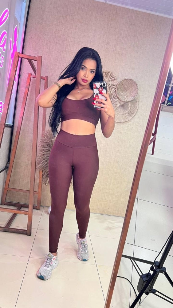 Conjunto Liso legging Poliamida