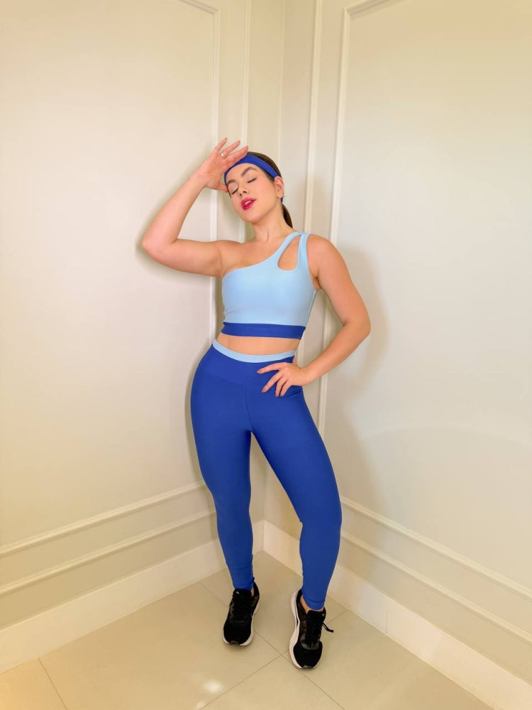 Conjunto Bicolor de legging Top Gota