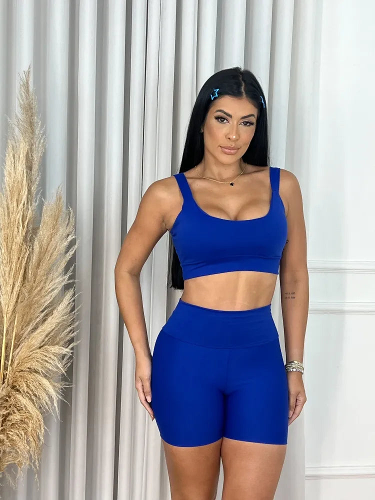 Conjunto Liso Short Poliamida