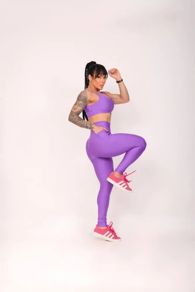 Conjunto legging Bolso Top Costa Nua