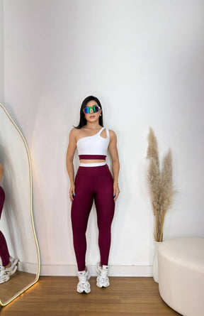 Conjunto Bicolor de legging Top Gota