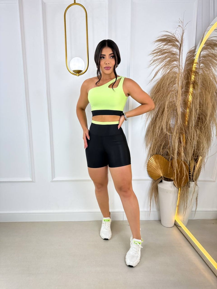 Conjunto Bicolor de short Top Gota