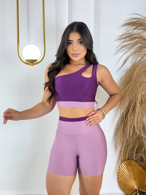 Conjunto Bicolor de short Top Gota