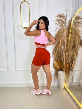 Conjunto Bicolor de short Top Gota