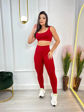 Conjunto Liso legging Poliamida