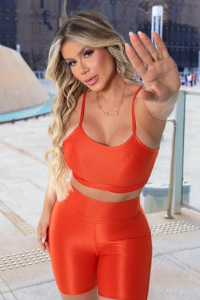 Conjunto Short Canelado