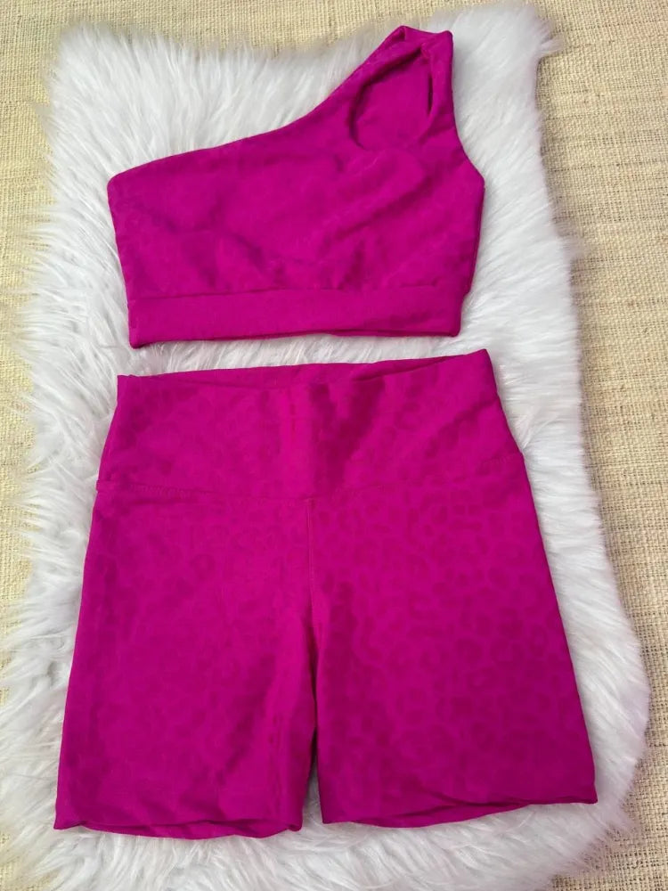 Conjunto ANIMAL PRINT de short com top gota